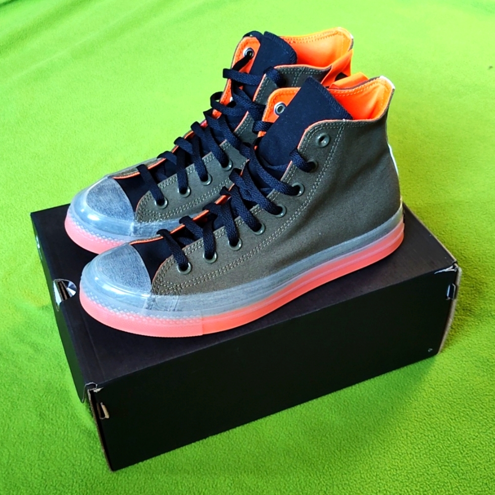 Converse Chuck Taylor All Stars CX Cargo Khaki/Orange Size 9 Mens 171997C